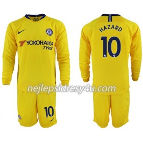 Fotbalový Dres Chelsea Hazard 10 Dětské Venkovní 2018/19 Dlouhý Rukáv